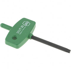 Wiha - T20 Torx Key - Wing Handle, 45mm Length Under Head, 3.1" OAL - Exact Tooling