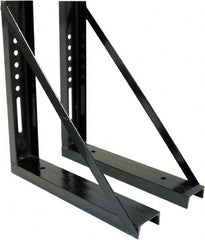 Buyers Products - Steel Truck Box Mounting Brackets - 18" Long, Black, For Use with Truck Boxes - Exact Tooling
