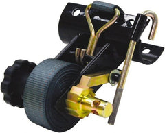Buyers Products - Steel Rack Strap - 3-3/4" Long, Black, For Use with Round Tubing Racks - Exact Tooling