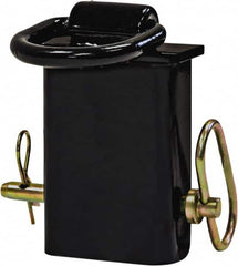 Buyers Products - Steel Forged Stake Pocket D-Ring - 3-1/2" Long, Black, For Use with Cargo Control - Exact Tooling