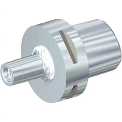Kennametal - PSC63 Outside Modular Connection, DL12 Inside Modular Connection, PSC to DL Taper Adapter - 50.8mm Projection, 88.92mm OAL, Through Coolant - Exact Tooling