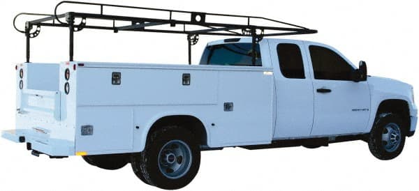 Buyers Products - Steel Ladder Rack - 174" Long, Black, For Use with Vans - Exact Tooling