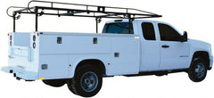 Buyers Products - Steel Ladder Rack - 174" Long, Black, For Use with Vans - Exact Tooling