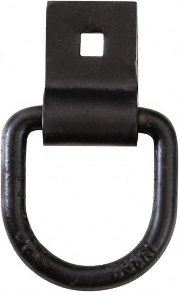 Buyers Products - Steel D-Ring with Integral Bracket - 3-1/2" Long, Black, For Use with Cargo Control - Exact Tooling