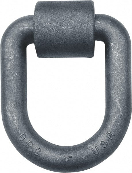 Buyers Products - Steel D-Ring with Integral Bracket - 6" Long, Gray, For Use with Cargo Control - Exact Tooling