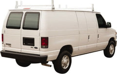 Buyers Products - Steel Ladder Rack - 72" Long, White, For Use with Vans - Exact Tooling