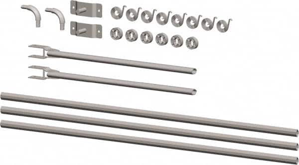 Buyers Products - Aluminum Universal Tarp Arm Kit - 194" Long, Silver, For Use with 14 to 23' Dump Bodies - Exact Tooling