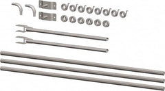 Buyers Products - Aluminum Universal Tarp Arm Kit - 194" Long, Silver, For Use with 14 to 23' Dump Bodies - Exact Tooling
