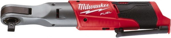 Milwaukee Tool - 1/2" Drive 12 Volt Pistol Grip Cordless Impact Wrench & Ratchet - 175 RPM, 60 Ft/Lb Torque, Lithium-Ion Batteries Not Included - Exact Tooling