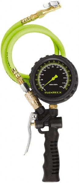 Legacy - Air Compressor Tire Inflator Kit - 170 psi, 3\x92 Hose, 15\x92 Hose, Lock on Chuck - Exact Tooling