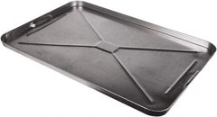 Funnel King - 6 Qt Drip Pan - Galvanized Steel, 17.5"x25.75"x.75" - Exact Tooling