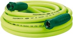 Legacy - 25' Long Garden Hose - 5/8" Diam, 3/4" GHT, Hybrid Polymer, 150 psi, All Season, Green - Exact Tooling