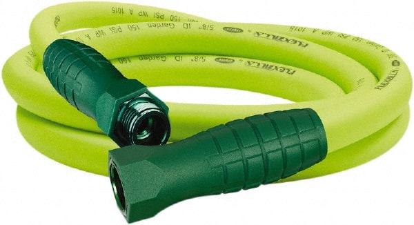 Legacy - 10' Long Garden Lead-In Hose - 5/8" Diam, 3/4" GHT, Hybrid Polymer, 150 psi, All Season, Green - Exact Tooling