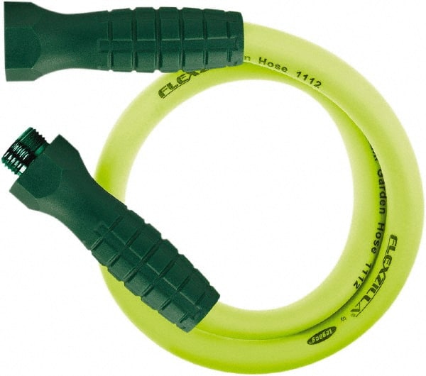 Legacy - 3' Long Garden Lead-In Hose - 5/8" Diam, 3/4" GHT, Hybrid Polymer, 150 psi, All Season, Green - Exact Tooling