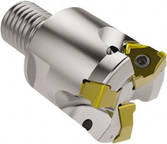 Seco - 40mm Cut Diam, 6.95mm Max Depth of Cut, 40mm OAL, Indexable Square Shoulder End Mill - XNEX0816.. Inserts, M20 Modular Connection, 87° Lead Angle, Through Coolant, Series R217.79 - Exact Tooling