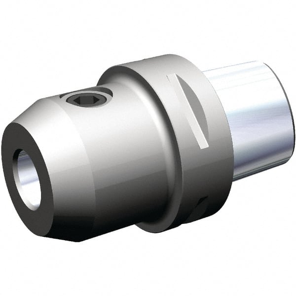 Kennametal - PSC50 Outside Modular Connection, 42mm Hole Diam, PSC to WN Whistle Notch Adapter - 65mm Projection, 90mm OAL, Through Coolant - Exact Tooling