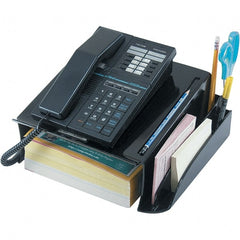 UNIVERSAL - Black Desktop Telephone Stand - Plastic - Exact Tooling
