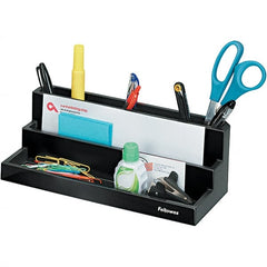 FELLOWES - Black Pearl Desk Top Organizer - Plastic - Exact Tooling