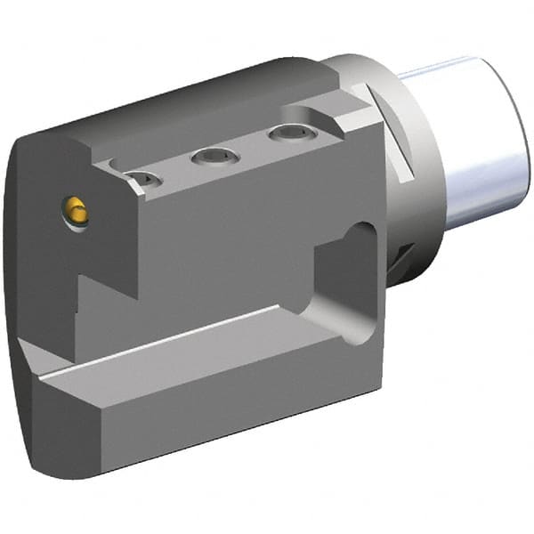 Kennametal - Left Hand Cut, PSC63 Modular Connection, Square Shank Lathe Modular Clamping Unit - 25mm Square Shank Length, 3/4" Square Shank Width, Through Coolant, Series STAL Straight Side Mount - Exact Tooling