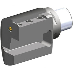 Kennametal - Left Hand Cut, PSC50 Modular Connection, Square Shank Lathe Modular Clamping Unit - 23mm Square Shank Length, 3/4" Square Shank Width, Through Coolant, Series STAL Straight Side Mount - Exact Tooling