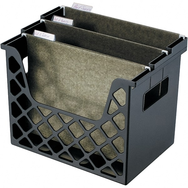 UNIVERSAL - Black File Boxes-Portable - Plastic - Exact Tooling
