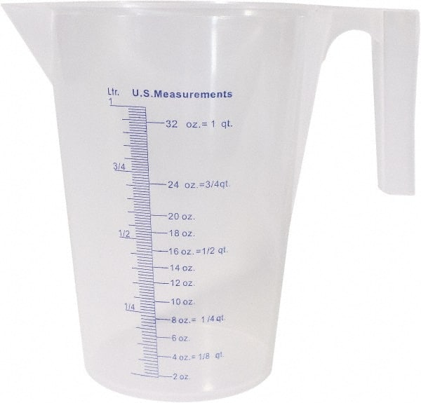 Funnel King - Beakers & Pipettes Type: Measuring Cup Volume Capacity Range: 1,000 mL and Larger - Exact Tooling
