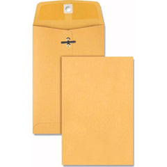 Quality Park - Mailers, Sheets & Envelopes; Type: Clasp Envelope ; Style: Clasp w/Gummed Flap ; Width (Inch): 7-1/2 ; Length (Inch): 5 ; Box Quantity: 100 ; Size: 5 x 7.5 - Exact Tooling