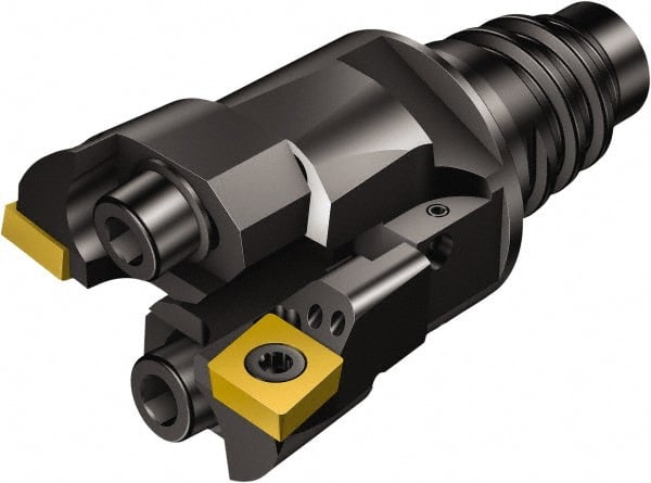 Sandvik Coromant - 28mm Min Bore Diam, Size E25 Steel Modular Boring Cutting Unit Head - 63/64" Max Bore Depth, Through Coolant - Exact Tooling