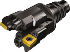 Sandvik Coromant - 28mm Min Bore Diam, Size E25 Steel Modular Boring Cutting Unit Head - 63/64" Max Bore Depth, Through Coolant - Exact Tooling