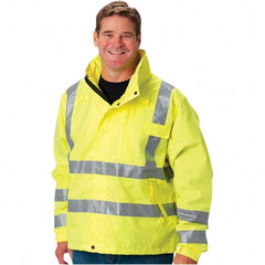 PIP - Size XL, High Visibility Yellow, Waterproof Jacket - Exact Tooling