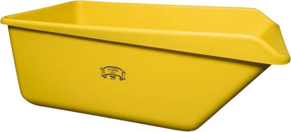 Remco - 149 Gal Yellow Rectangular Polyethylene Tub - 21-3/4" High x 32" Diam - Exact Tooling