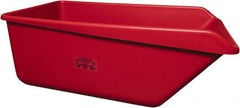 Remco - 149 Gal Red Rectangular Polyethylene Tub - 21-3/4" High x 32" Diam - Exact Tooling