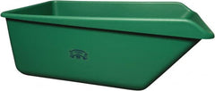 Remco - 149 Gal Green Rectangular Polyethylene Tub - 21-3/4" High x 32" Diam - Exact Tooling