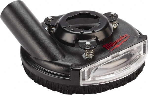 Milwaukee Tool - Angle & Disc Grinder Dust Shroud Kit - For Use with Milwaukee 8960-20 - Exact Tooling