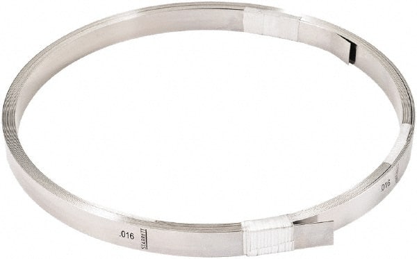 Starrett - Feeler Stock Rolls Thickness (Decimal Inch): 0.0160 Overall Length (Meters): 7.60 - Exact Tooling