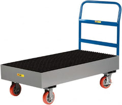 Little Giant - 66 Gal Sump Capacity, Steel Platform - 52" Long x 26" Wide x 19-1/2" High, 3,000 Lb Capacity - Exact Tooling