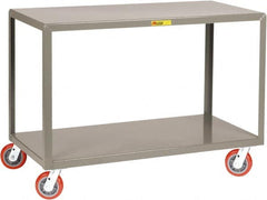 Little Giant - Mobile Table - Fixed Leg, Gray, 36" Long x 24" Deep x 34" High - Exact Tooling