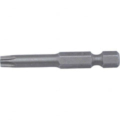 Wiha - T15 Power Bit - 1/4" Drive, 2" OAL - Exact Tooling