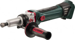 Metabo - 1/4" Collet, 6,000 RPM, Straight Handle Electric Die Grinder - 18 Volts - Exact Tooling
