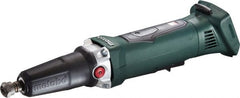 Metabo - 1/4" Collet, 25,000 RPM, Straight Handle Electric Die Grinder - 18 Volts - Exact Tooling