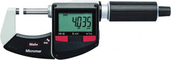 Mahr - MICROMAR 40 EWRI DIGITAL MICROMETER - 0-1", .00005"Resolution, Integrated Wireless Output - Exact Tooling