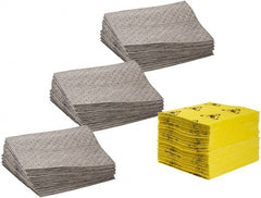 Brady SPC Sorbents - 44 Gal Capacity per Package, Universal Pad - 19" Long x 15" Wide, Polypropylene - Exact Tooling