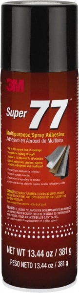 3M - 13.44 oz Aerosol Clear Spray Adhesive - High Tack, 150°F Heat Resistance - Exact Tooling