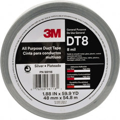 3M - 54.8m x 2" x 11 mil Black Polyethylene Film Duct Tape - Exact Tooling