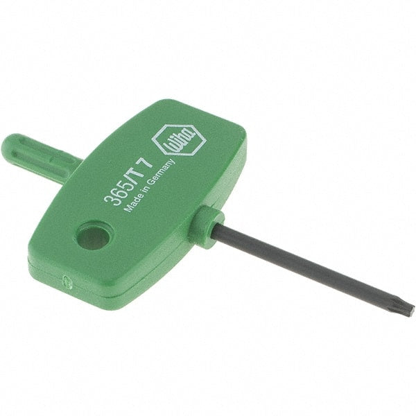 Wiha - T7 Torx Key - Wing Handle, 35mm Length Under Head, 2.7" OAL - Exact Tooling