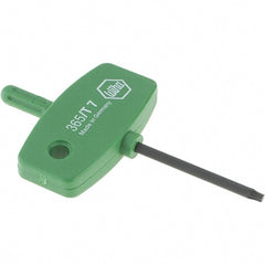 Wiha - T7 Torx Key - Wing Handle, 35mm Length Under Head, 2.7" OAL - Exact Tooling