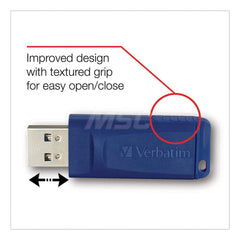 Verbatim - Office Machine Supplies & Accessories; Office Machine/Equipment Accessory Type: Flash Drive ; For Use With: Windows XP Vista & 7 & Higher; Mac OS X 10.1 & Higher; Linux kernel 2.6 & Higher ; Color: Blue - Exact Tooling
