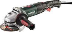 Metabo - 5" Wheel Diam, 11,000 RPM, Corded Angle & Disc Grinder - 5/8-11 Spindle, 120 Volts, 13.2 Amps - Exact Tooling