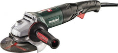 Metabo - 6" Wheel Diam, 9,600 RPM, Corded Angle & Disc Grinder - 5/8-11 Spindle, 120 Volts, 13.2 Amps - Exact Tooling