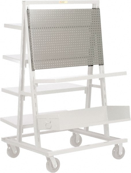 Little Giant - Pegboard Tool Rack - Use with Little Giant Adjustable Tray A-Frame Shelf Trucks - Exact Tooling